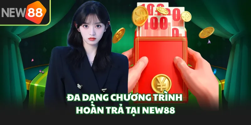 Đa dạng chương trình hoàn trả tại New88